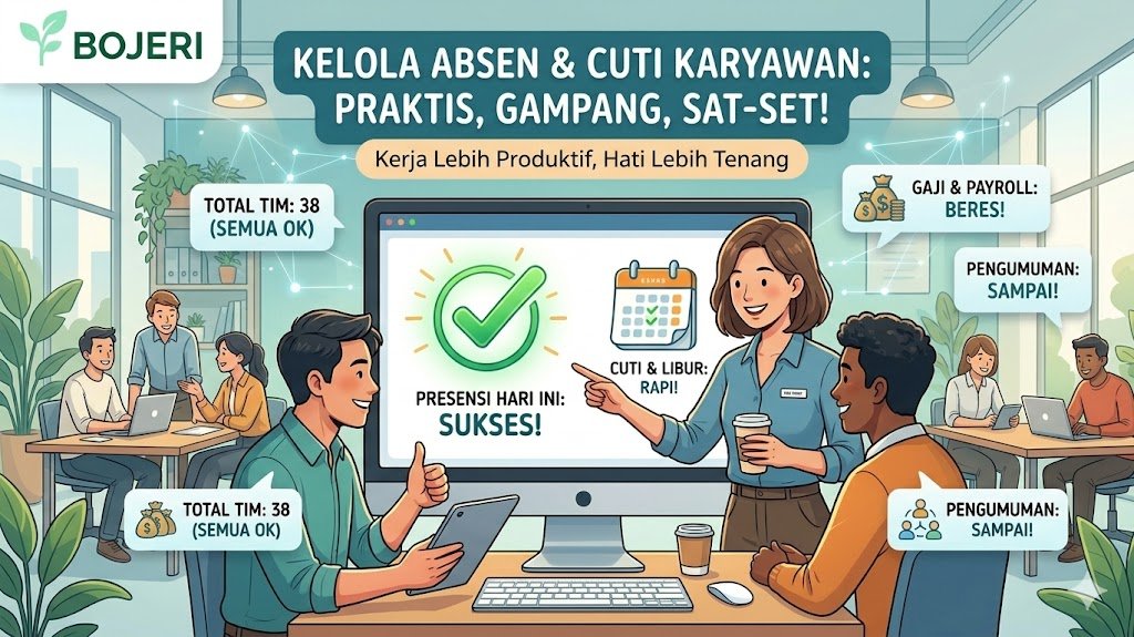 Cara Praktis Kelola Absen dan Cuti Karyawan Biar Nggak Pusing Lagi