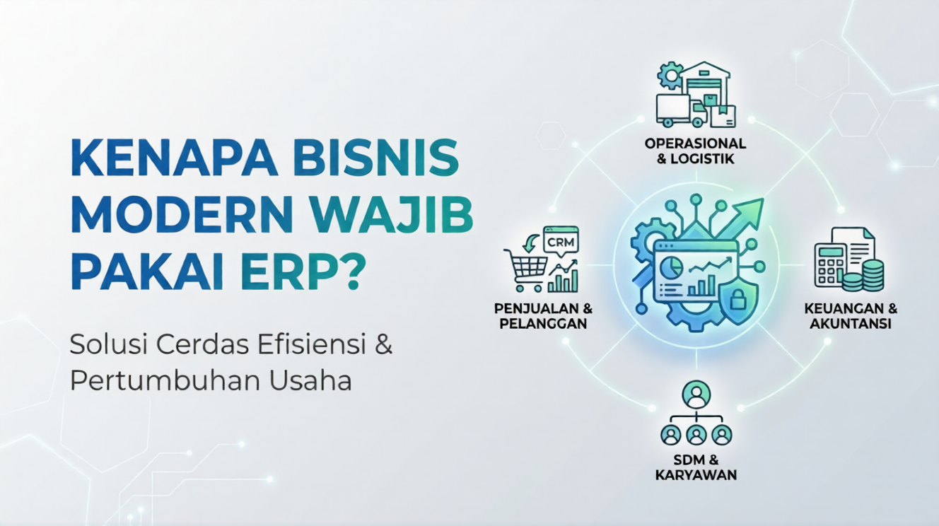 Kenapa Bisnis Modern Wajib Pakai ERP? Ini Manfaat Nyatanya