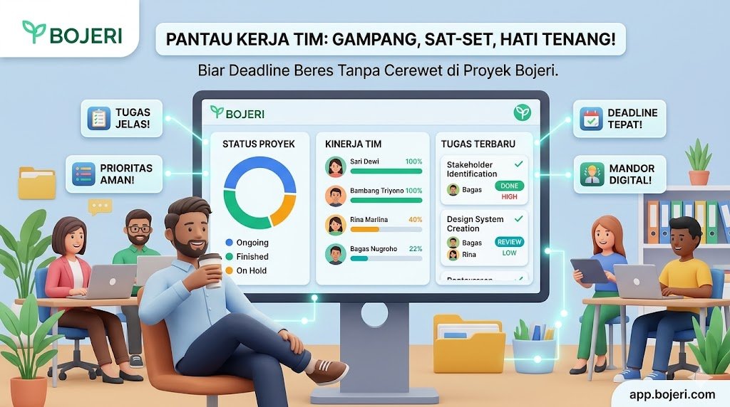 Cara Pantau Kerja Tim Biar Selesai Tepat Waktu Tanpa Perlu Marah-Marah