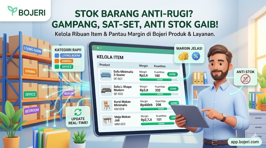 Tips Anti-Rugi: Cara Pantau Stok Barang Biar Nggak Hilang Misterius