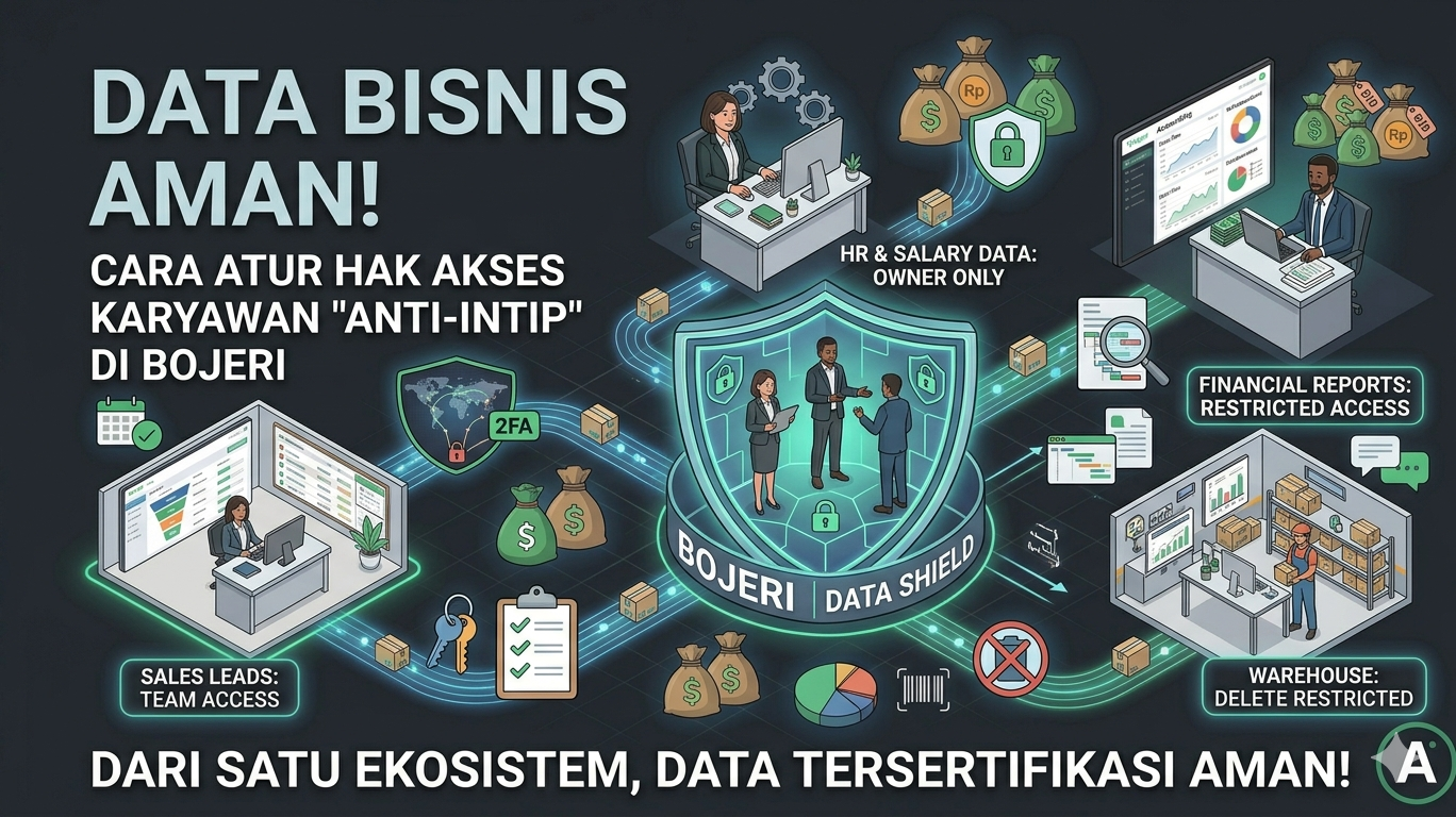 Data Bisnis Aman! Cara Atur Hak Akses Karyawan "Anti-Intip" di Bojeri
