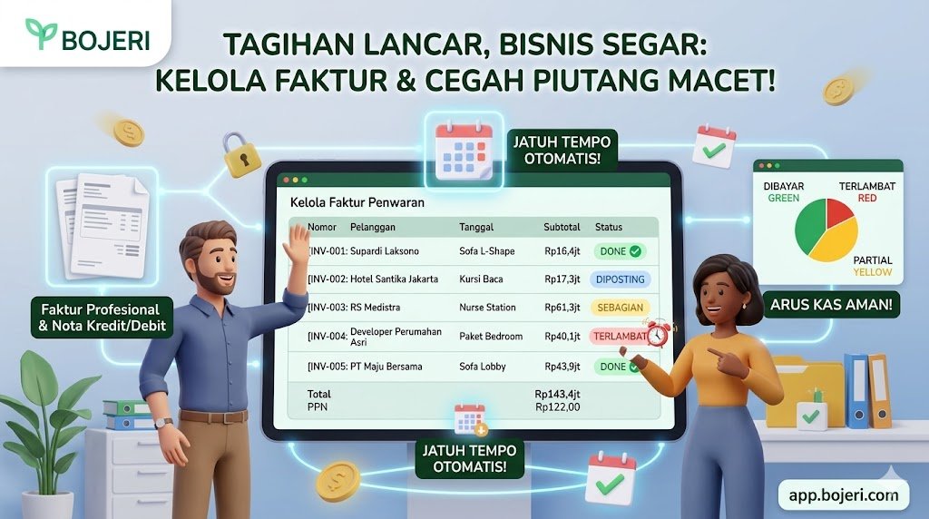 Tagihan Lancar, Bisnis Segar: Cara Kelola Faktur Penjualan Biar Nggak Ada Piutang Macet
