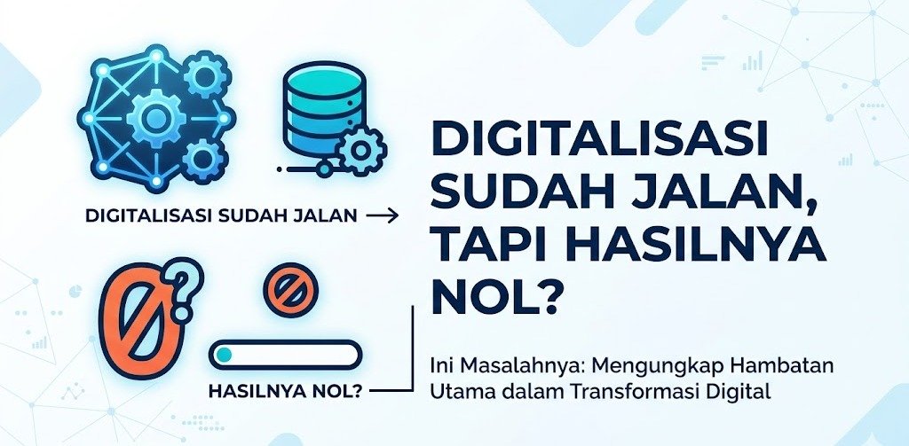 Digitalisasi Sudah Jalan, Tapi Hasilnya Nol? Ini Masalahnya