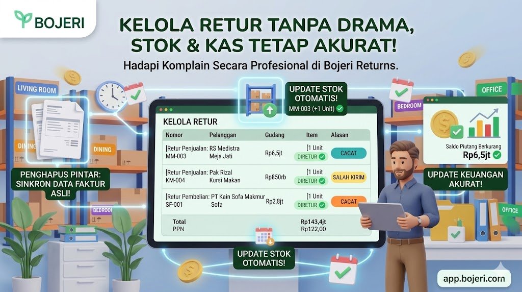 Kelola Retur Tanpa Drama: Cara Hadapi Komplain Barang Biar Stok & Kas Tetap Akurat