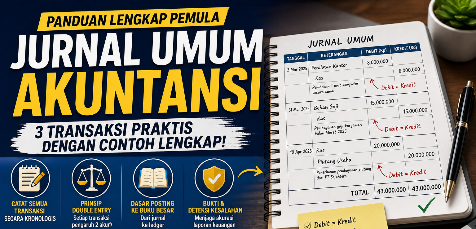 Cara Membuat Jurnal Umum untuk Pemula