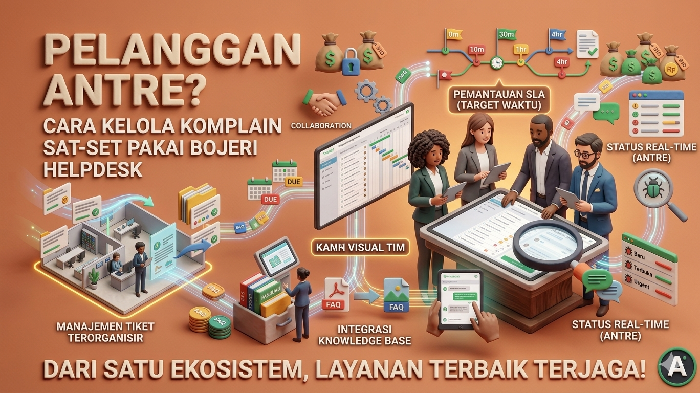 Pelanggan Antre? Cara Kelola Komplain Sat-Set Pakai Bojeri Helpdesk