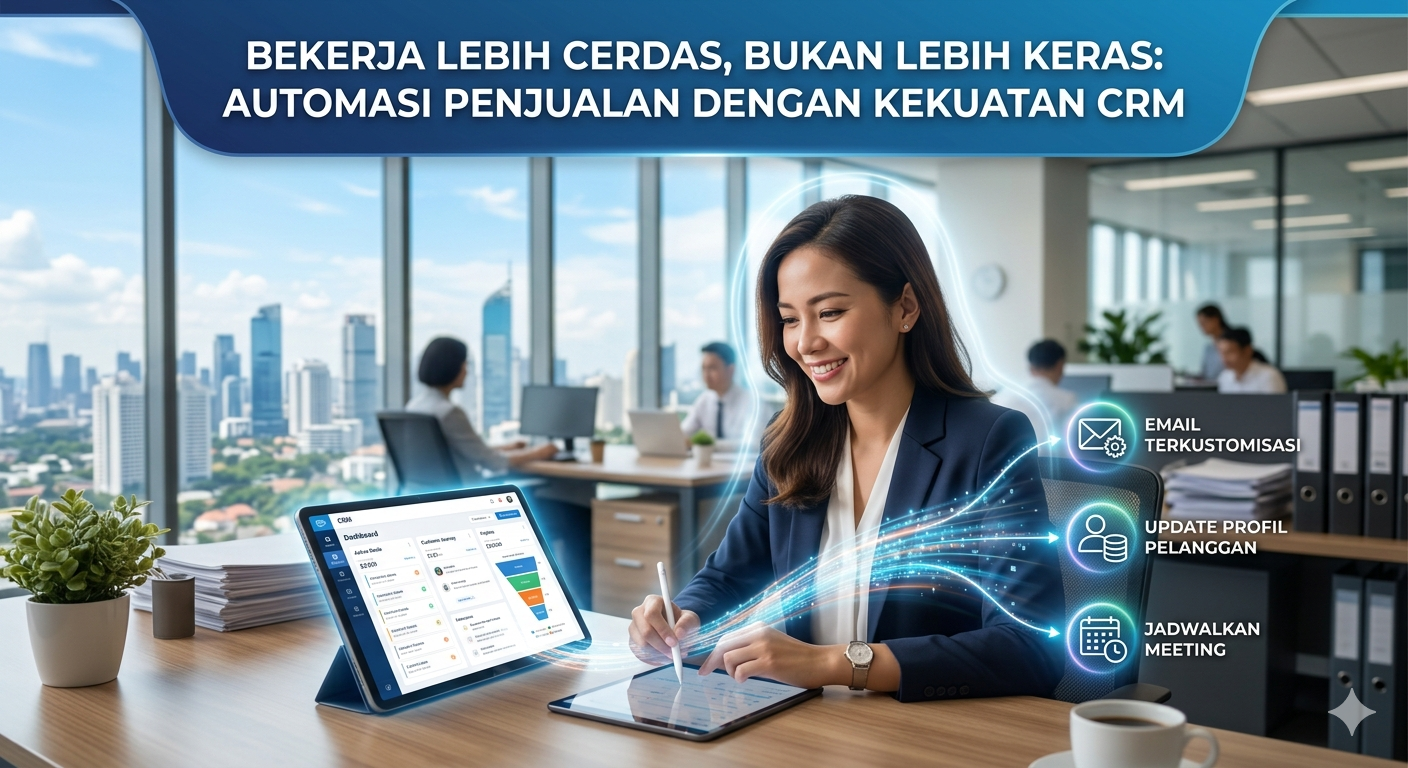 Bekerja Lebih Cerdas, Bukan Lebih Keras: Automasi Penjualan dengan Kekuatan CRM