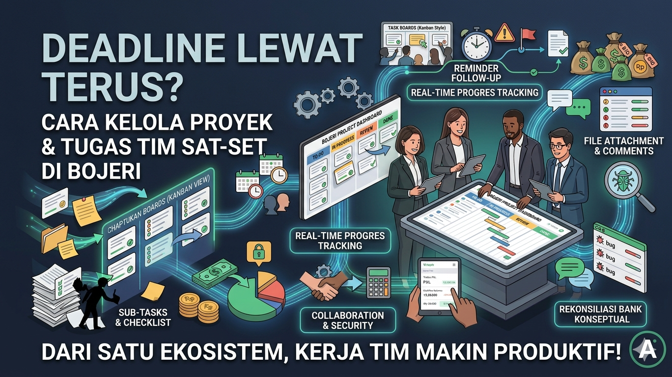 Deadline Lewat Terus? Cara Kelola Proyek & Tugas Tim Sat-Set di Bojeri