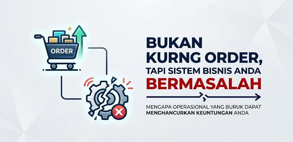 Bukan Kurang Order, Tapi Sistem Bisnis Anda Bermasalah