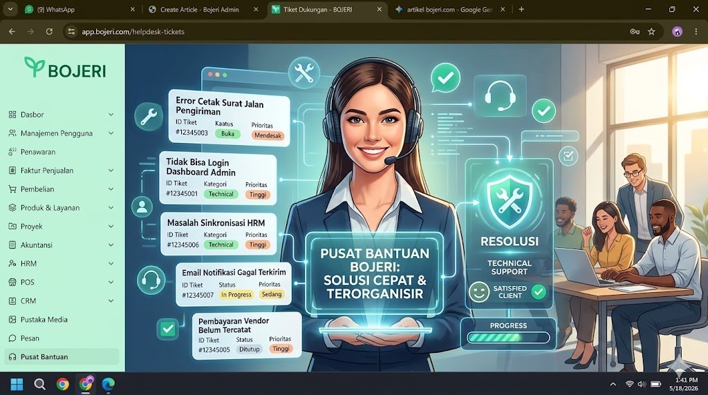 Pusat Bantuan Bojeri: Solusi Cepat & Terorganisir untuk Semua Kendala Bisnis Anda