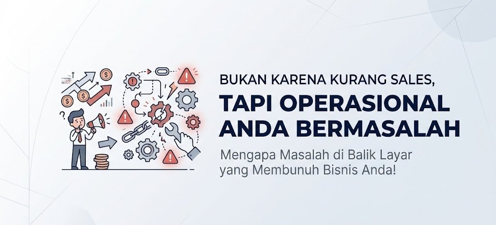 Bukan Karena Kurang Sales, Tapi Operasional Anda Bermasalah