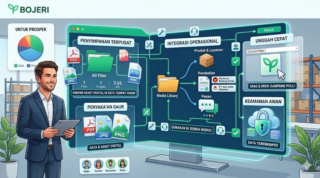 Bebas Berantakan: Kelola Dokumen & Aset Digital Bisnis di Pustaka Media Bojeri