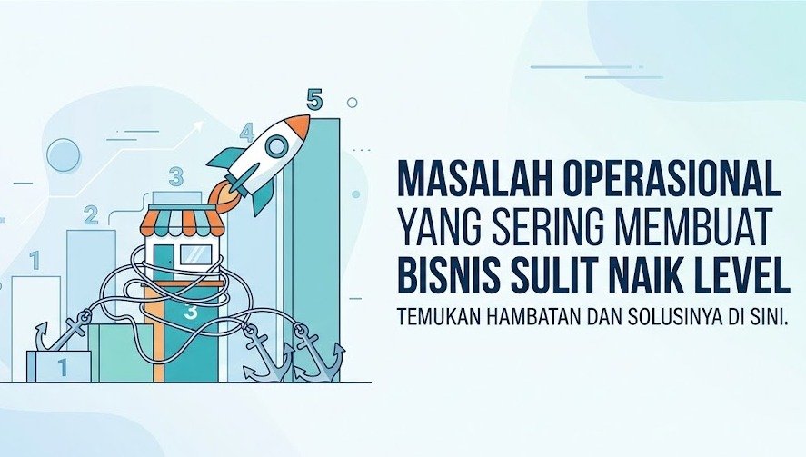 Masalah Operasional yang Sering Membuat Bisnis Sulit Naik Level