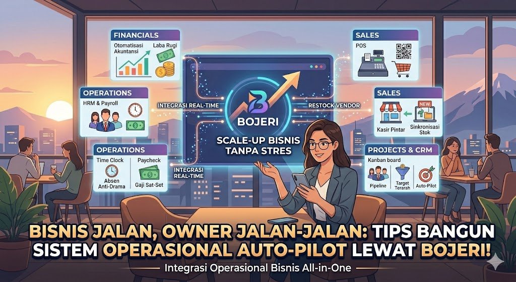 Bisnis Jalan, Owner Jalan-Jalan: Tips Bangun Sistem Operasional Auto-Pilot Lewat Bojeri!