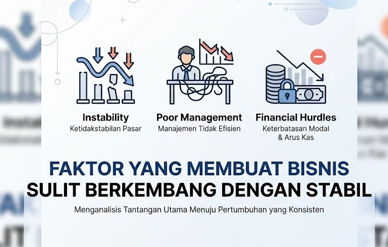 Faktor yang Membuat Bisnis Sulit Berkembang dengan Stabil