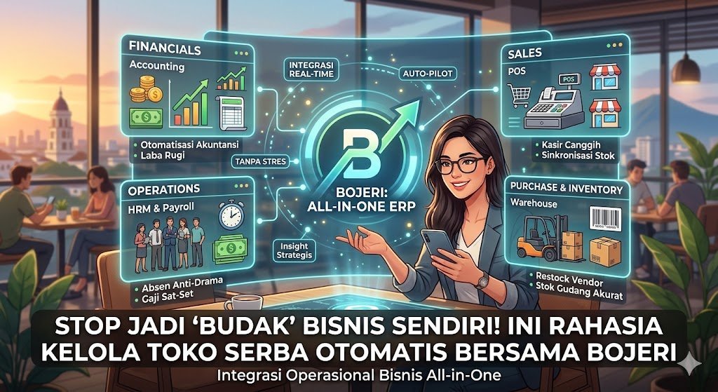 Stop Jadi 'Budak' Bisnis Sendiri! Ini Rahasia Kelola Toko Serba Otomatis Bersama Bojeri