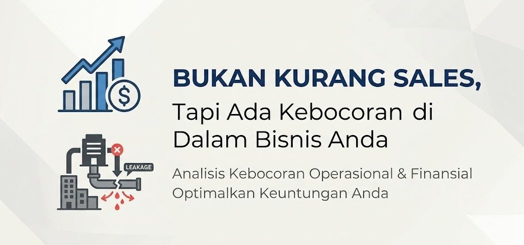 Bukan Kurang Sales, Tapi Ada Kebocoran di Dalam Bisnis Anda