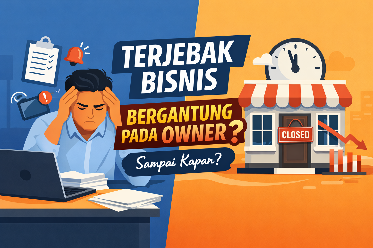 Mengapa Bisnis yang Terlalu Bergantung pada Owner Justru Sulit Bertumbuh?