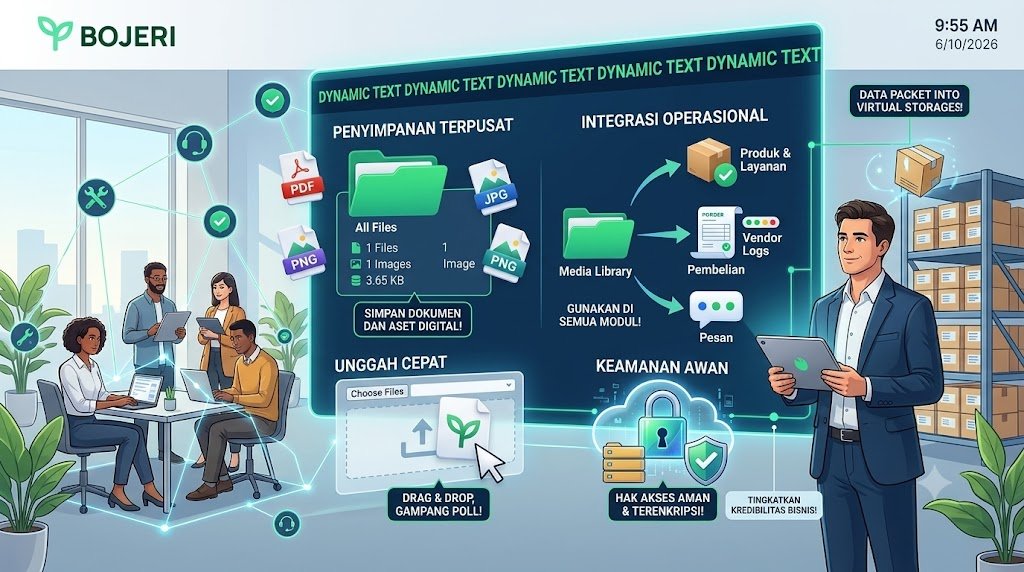 Pusat Kendali Bojeri: Konfigurasi Media Library untuk Keamanan dan Efisiensi Data Bisnis